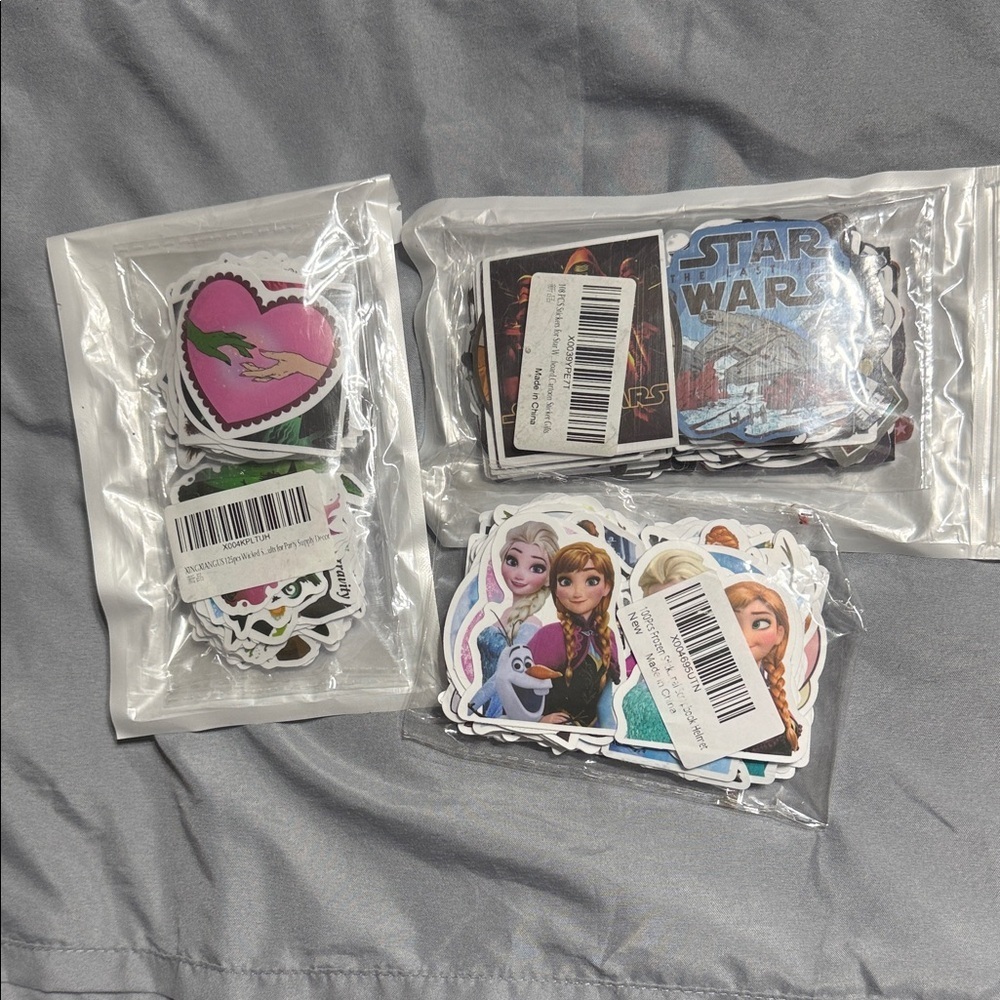 Assorted movie Character Stickers
